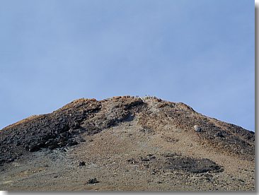 Blick auf den El Pilón, die Spitze des Teide.