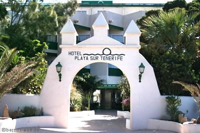 Eingang Hotel Playa Sur Tenerife