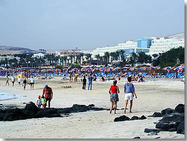 Strand nahe beim Sotavento Beach Club