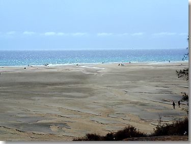 Strand vor dem Gorriones Blick nach Süden