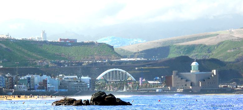 Blick auf das Auditorium in Las Palmas