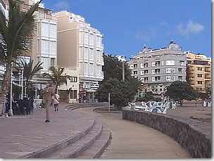 Strandpromenade in El Medano