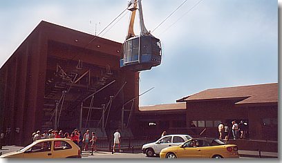 Talstation der Seilbahn