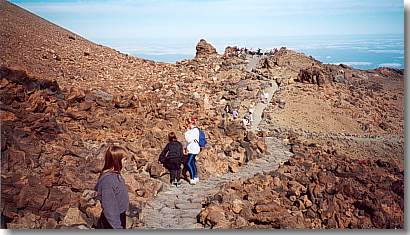 Wanderweg an der Bergstation