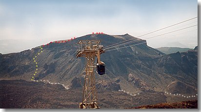 Der Guajara vom Teide aus