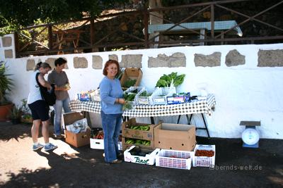 Markt auf der Biofinca