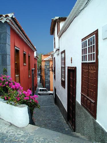 Gasse in Garachico, Teneriffa